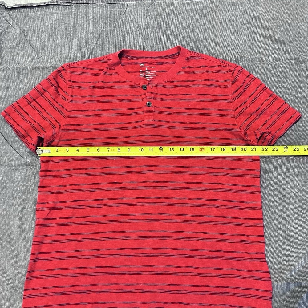 Lot of 2 Gap 1 Mossimo Supply T Shirts Mens Large L Red Blue Gray Short Sleeve - Picture 11 of 13